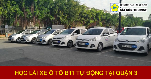 Học lái xe ô tô B11 tự động tại Quận 3