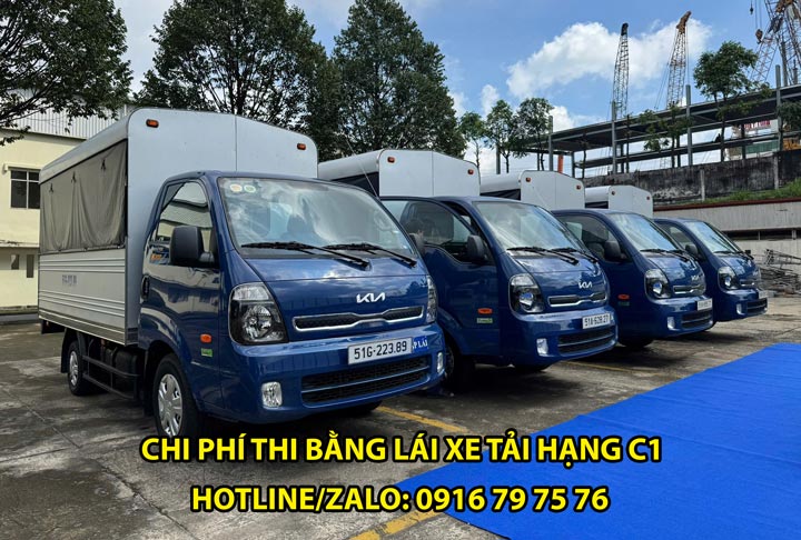 chi phí học bằng lái xe ô tô hạng c1