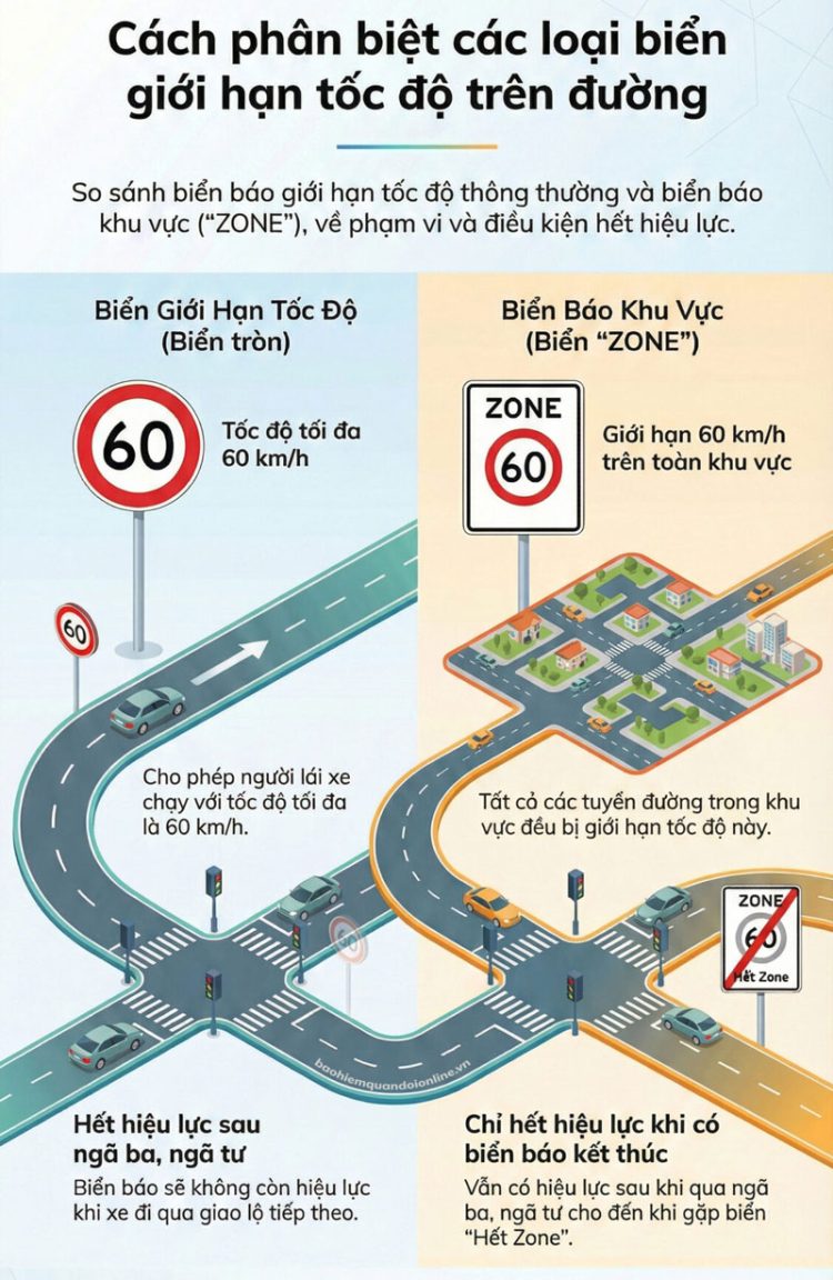 biển báo tốc độ tối đa cho phép